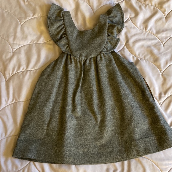 Zara Gray Wool Dress - Picture 6 of 6